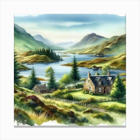 Scottish Countryside 1 Canvas Print