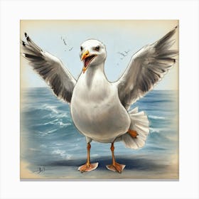 Seagull 6 Canvas Print