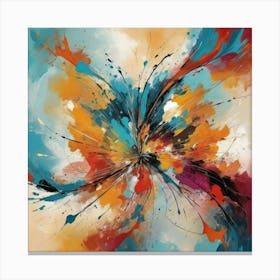 Abstract Nice Artwork Painting Art Print 1 Canvas Print