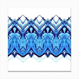 Abstract Blue pattern background Canvas Print