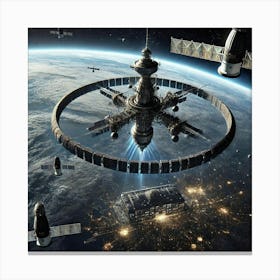 Celestial Bastion Location Converted Canvas Print