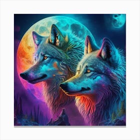 Wolf Painting 1 Canvas Print