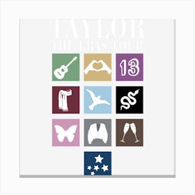 Taylor The Eras Tour Canvas Print