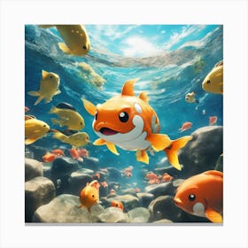 Koi Fish 1 Canvas Print