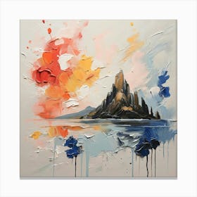 Abstract landscape Canvas Print