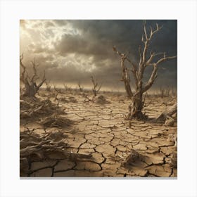 Dry Landscape 3 Canvas Print