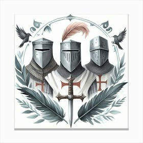 Knight Templar 4 Canvas Print
