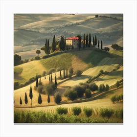Tuscany, Italy Summer Perfect and Beautiful Detailed Intricate Insanely Canvas Print