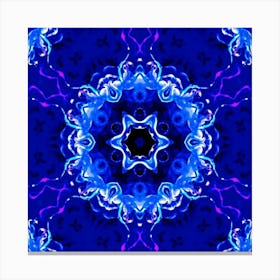 Blue Mandala 2 Leinwandbild