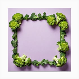 Frame Of Broccoli 13 Canvas Print