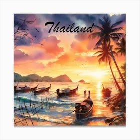 Thailand beach Canvas Print