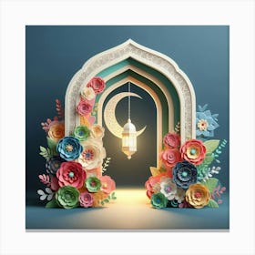 Muslim Islamic Holiday Canvas Print