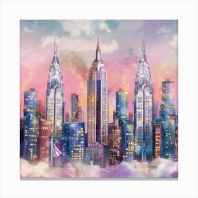 New York City Skyline 5 Canvas Print