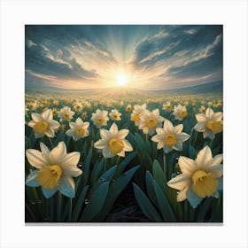 Daffodils Canvas Print