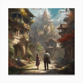 Fantasy Painting 40 Canvas Print