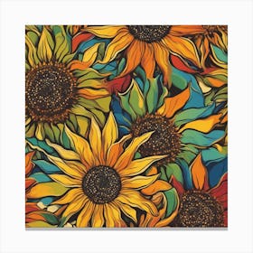 Sunflowers Canvas Print