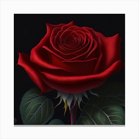 Red Rose Canvas Print