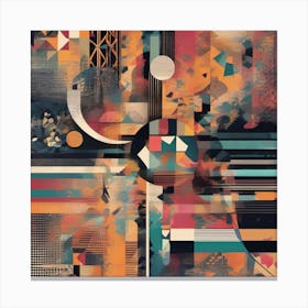 Abstract Painting Canvas Print