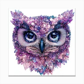 Crystal Owl Canvas Print