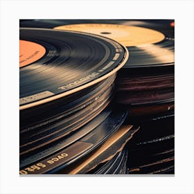 Vinyl Records 17 Canvas Print