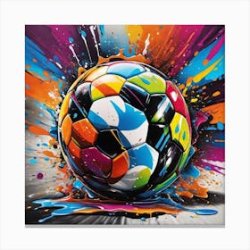 Soccer Ball Canvas Print