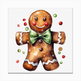 Gingerbread Man 13 Canvas Print