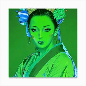 Japan Geisha Visual 23 Canvas Print