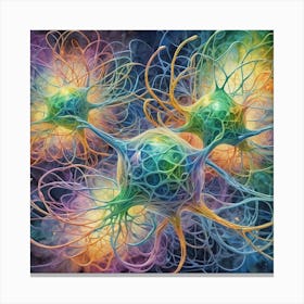 Neuron Painting 4 Canvas Print