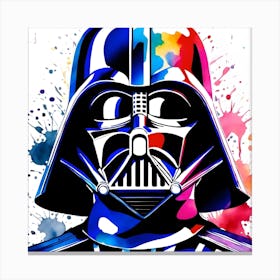 Darth Vader watecolor Canvas Print