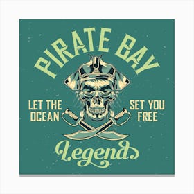 Pirate Bay 1 Canvas Print