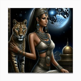 Egyptian Goddess 9 Canvas Print