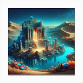 Sand Castle Canvas Print