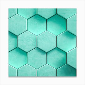 Hexagonal Tile Background Canvas Print
