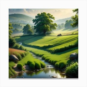 Landscape Painting 4 Canvas Print