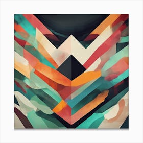 Abstract Geometric Pattern 16 Canvas Print