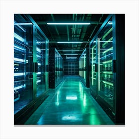 Ai Driven Security Protects A Future Proof Data Center Advanced Ai Processors Monitor Streams Of Da (6) Canvas Print