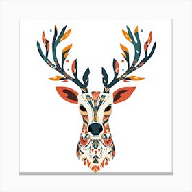 Stag Serenity Art Canvas Print