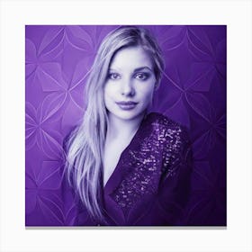 Firefly Woman, Beautiful, Noble, Purple, Dream, Geometric, Pattern, Background, Elegant, Graceful, R (8) Canvas Print