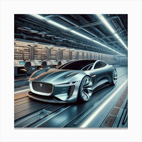 Jaguar I-Type Concept Canvas Print