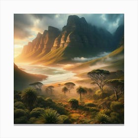 Sunset In The Mountains 9 Canvas Print