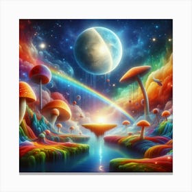 Abstract fantasy Canvas Print