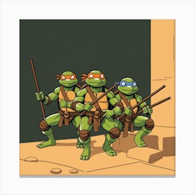 Teenage Mutant Ninja Turtles Canvas Print