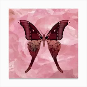 Mechanical Butterfly The Hercules Moth Techno Coscinocera Hercules Wine Canvas Print