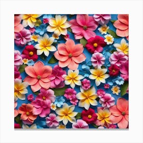 Hawaiian Flowers 1 Canvas Print