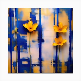 Yellow Flowers 1 Canvas Print