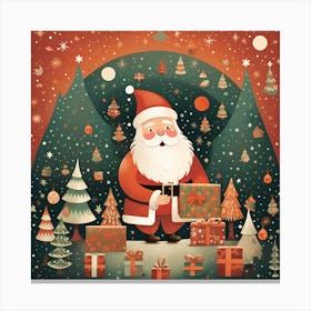 Christmas Santa 3 Canvas Print