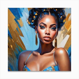 Blue Angel Canvas Print