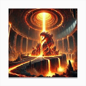 Pyroclastic Colossus 3 Canvas Print