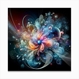 Abstract Flower Canvas Print