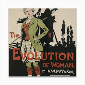 Evolution Of Woman Canvas Print